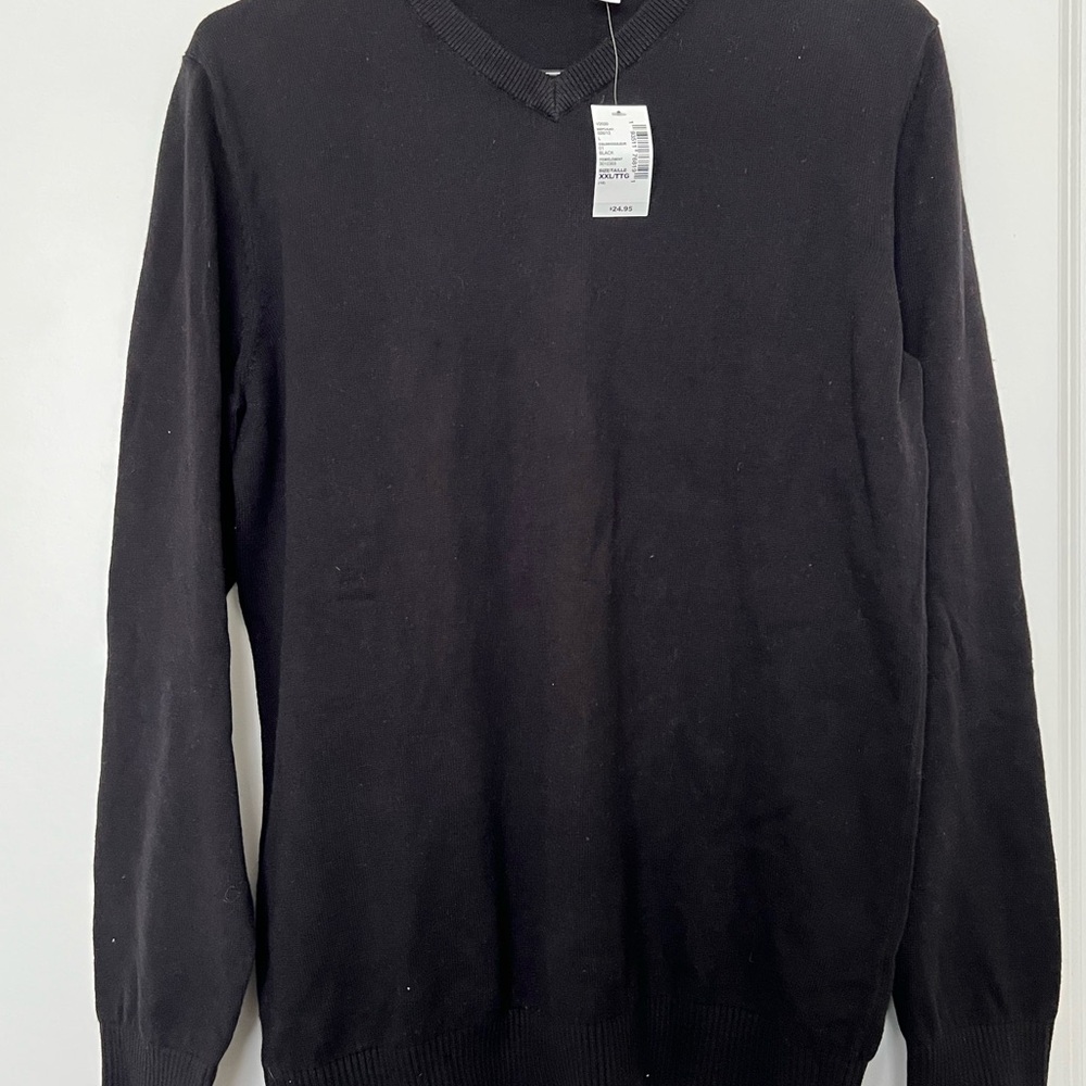 BNWT - Children’s Place Boy’s Black V-Neck Sweater